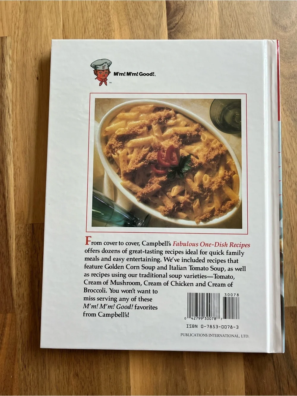 Vintage 1992 Campbell's Fabulous One-Dish Recipes Hardcover Cookbook